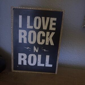 Hobby Lobby Black and White Rock N Roll Wall Art